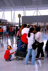 Image showing Queue airport