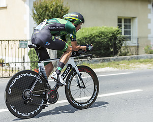 Image showing The Cyclist Alexandre Pichot - Tour de France 2014