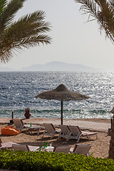 Image showing Beach at the luxury hotel, Sharm el Sheikh, Egypt