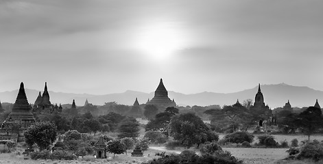 Image showing Tamples of Bagan, Burma, Myanmar, Asia.