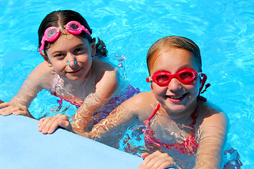 Image showing Girls children pool