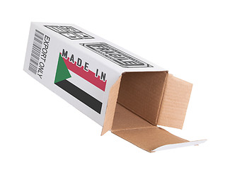 Image showing Concept of export - Product of Sudan