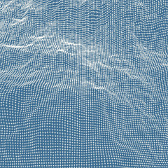 Image showing Abstract grid background. Water surface. Vector illustration. 