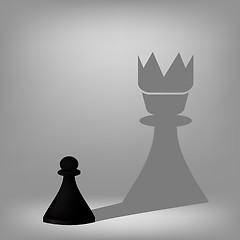 Image showing Black Pawn