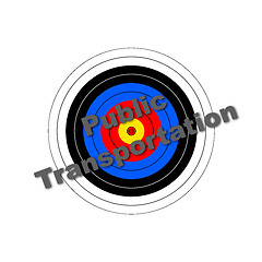 Image showing Public Transportation Target