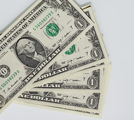 Image showing Dollar notes 1 Dollar