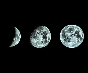 Image showing Moon phases