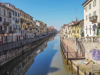 Image showing Naviglio Grande Milan