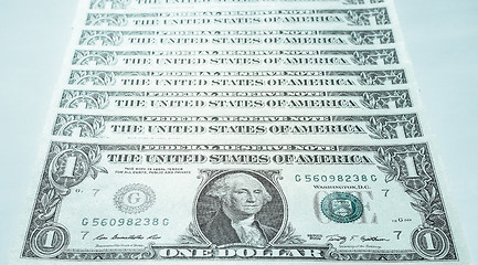 Image showing Dollar notes 1 Dollar