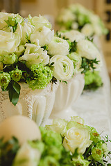 Image showing Wedding table decoration