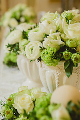 Image showing Wedding table decoration