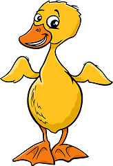 Image showing duckling cartoon illustration