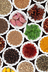 Image showing Aromatic Herbs and Spices