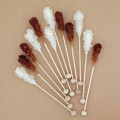 Image showing Crystal Sugar Lollipops