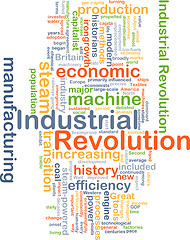 Image showing Industrial revolution background concept