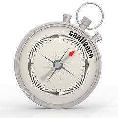 Image showing Confiance compass