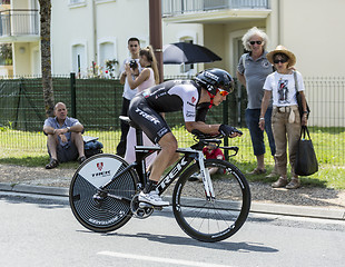 Image showing The Cyclist Matthew Busche - Tour de France 2014