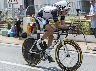 Image showing The Cyclist Koen de Kort - Tour de France 2014