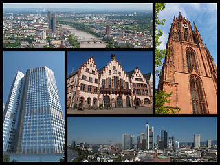 Image showing Frankfurt landmarks collage