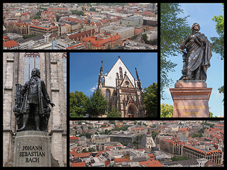 Image showing Leipzig landmarks collage