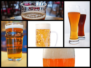 Image showing Beer collage