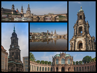 Image showing Dresden landmarks collage