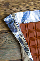 Image showing brown milk chocolate