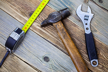 Image showing still life with working tools