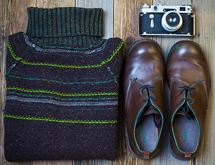 Image showing still life with Vintage sweater