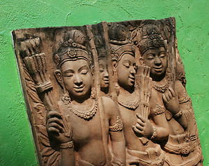 Image showing Thai carving