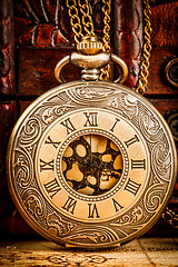 Image showing Vintage pocket watch