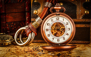 Image showing Vintage pocket watch