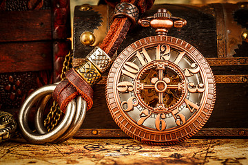 Image showing Vintage pocket watch