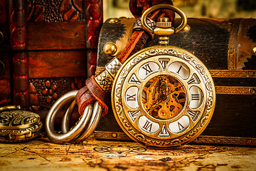 Image showing Vintage pocket watch