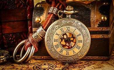 Image showing Vintage pocket watch