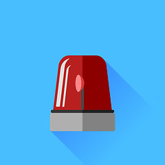 Image showing Red Siren Icon