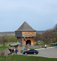 Image showing castle made of wood