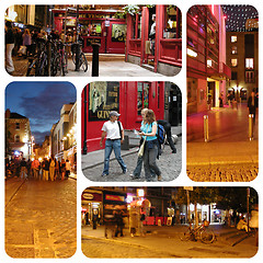 Image showing Nightlife in Dublin Temple Bar