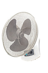 Image showing Electric fan on white background.