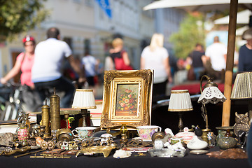 Image showing Sunday flea market.