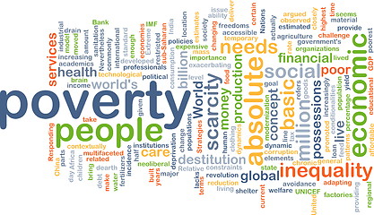 Image showing Poverty background concept