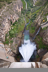 Image showing Dam of the hydroelectric power station