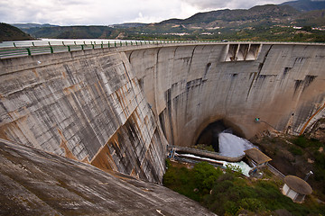 Image showing Dam of the hydroelectric power station