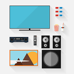 Image showing Vector video equipment icon set