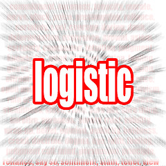 Image showing Logistic word cloud