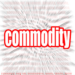 Image showing Commodity word cloud
