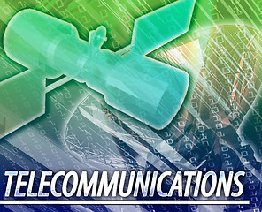 Image showing Telecommunications Abstract concept digital illustration