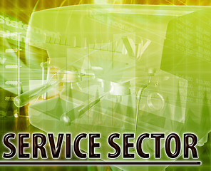 Image showing Service sector Abstract concept digital illustration