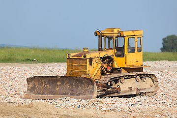 Image showing Old Dozer