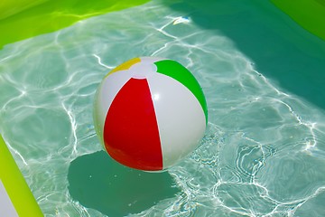 Image showing Ball in the water